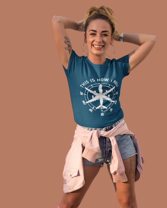Women’s Classic Round-Neck T-Shirt – "This Is How I Roll"