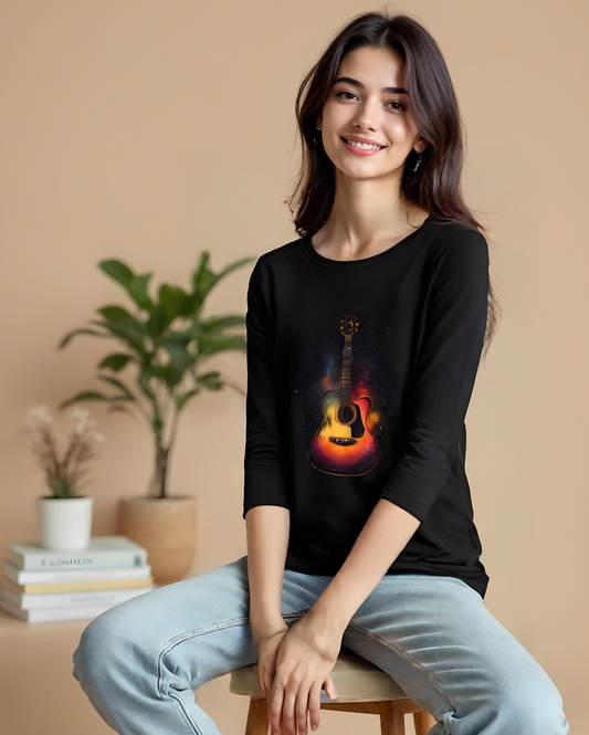 Full Sleeve Round Neck Women’s T-Shirt